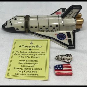 Vintage Space Shuttle Treasure Box